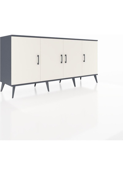 Hyperion Konsol 3 Raflı 4 Kapaklı 176x44x83 Antrasit-aytaşı Aytaşı Hyperion Konsol 3 Raflı 4 Kapaklı 176x44x83 Antrasit-aytaşı Aytaşı
