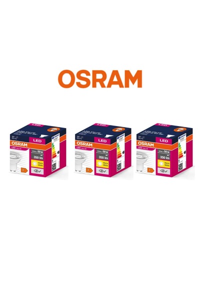 Osram 5w 3000k 3'lü Paket Günışığı Gu10