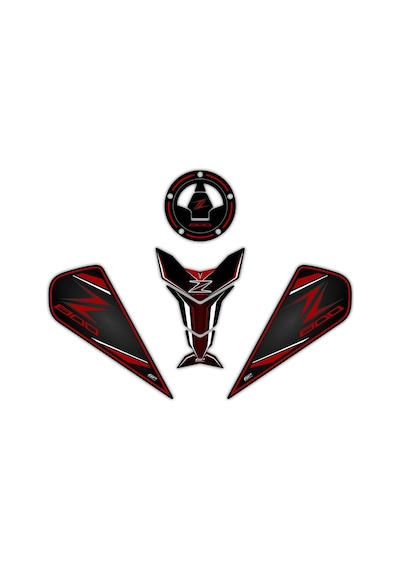 GP Kompozit  Kawasaki Z 800 2013-2018 Uyumlu Tank Pad Kırmızı