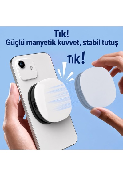 Manyetik Led Dolgu Işığı, Aynalı 3 Modlu Şarjlı Selfie Işığı N01
