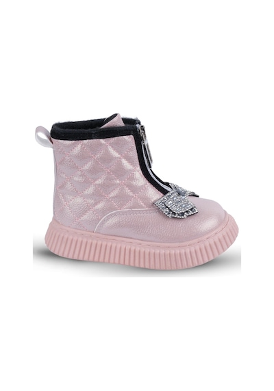 Kaptan Junior Kız Bebek Çocuk Botu Ortopedik Kaymaz Taban Barznk 560 Pembe