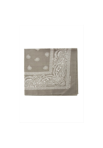 Zero Land Çini - 636 - Desenli Bandana - Nazblsmm - 50x50 Gri
