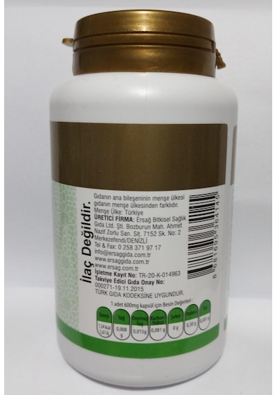 Ersağ Spirulina Gıda Takviyesi