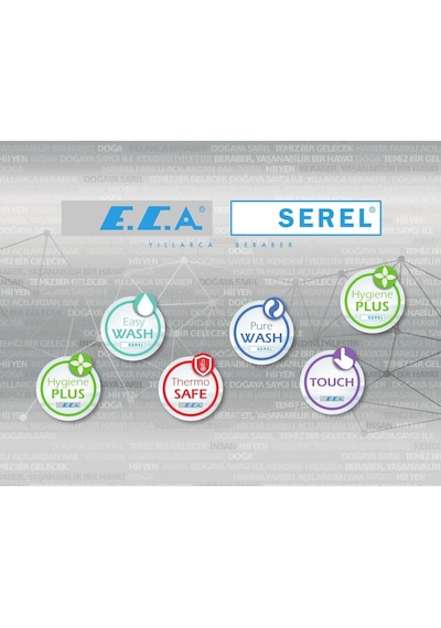 Eca Minimal Aksesuar İkili Döner Havluluk 102124193 Krom