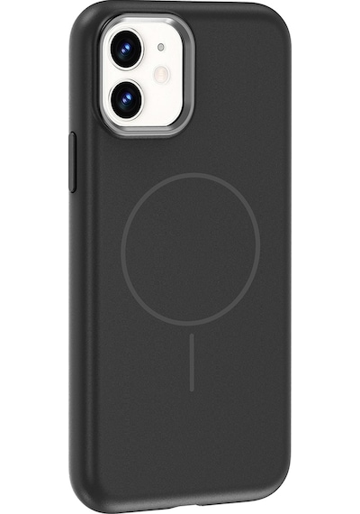 Nourthkiingdom Apple Uyumlu iPhone 11 Kılıf M-safe Şarj Özellikli Metal Kamera Çerçeveli Nrtk Edi Silikon Kapak - Mor Mor