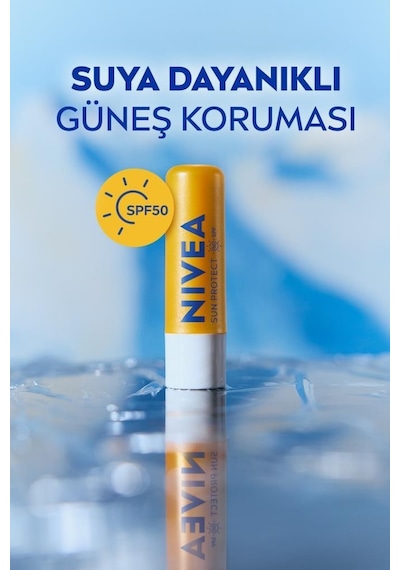 Nivea Sun 24H Nemlendirici Dudak Bakım Kremi SPF50 4.8 G