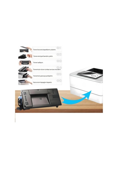 Tk-3300/1t0c100nl0 Tk3300 Çipli  Uyumlu Toner Ecosys Ma4500fx Yazıcı Uyumlu