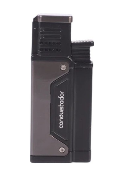 Conquistador 1li Torch Gri Gunmetal Metal Puro Çakmağı 8012ct