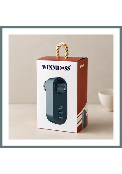 Ventra Termal Akım Korumalı Duvar Priz 1+3 Usb 2500w 10a Ventra