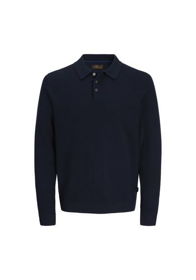 Jack & Jones Jprblurıley Knıt Polo Ls Lacivert