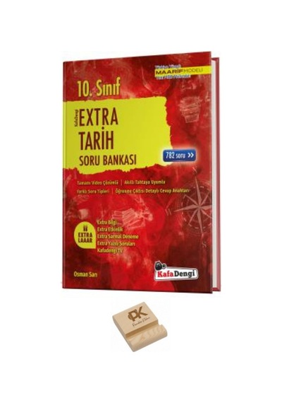 Kafadengi 10. Sınıf Maarif Ekstra Tarih Soru Bankası + Telefon Standı