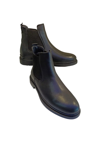 Libero Castle Black 71173 Erkek Deri Casual Bot Siyah