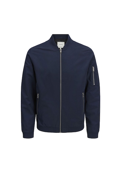 Jack & Jones Fermuarlı Bomber Ceket 12165203 Navy Blazer Lacivert Jack & Jones Fermuarlı Bomber Ceket 12165203 Navy Blazer Lacivert