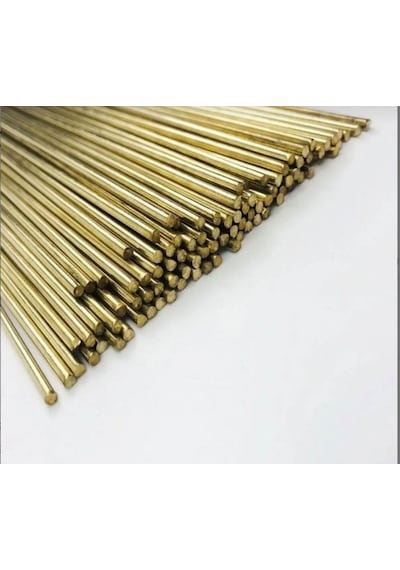 Uzunoğlu Bakır Pirinç Kaynak Teli 2,5mm Çap Boy 100cm 1 Adet