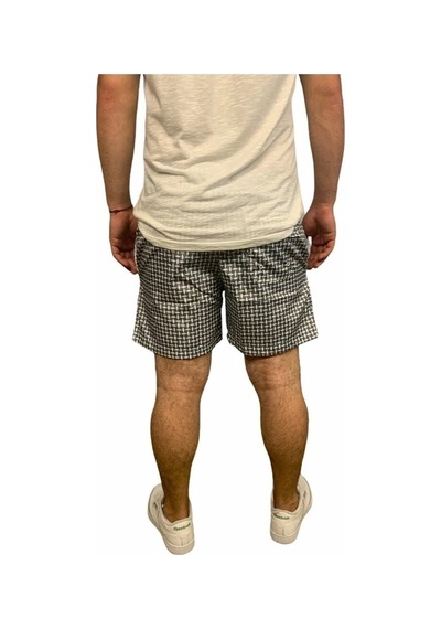 Superfly Swimwear Erkek Yeşil Şort 21679-21 Siyah
