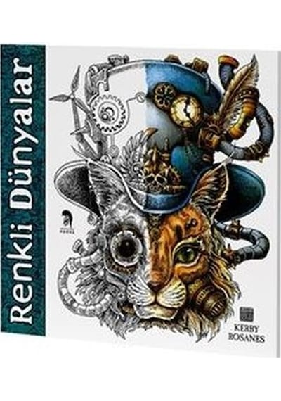 Renkli Dünyalar - Yetişkinler İçin Boyama Kitabı - Kerby Rosanes - Romos