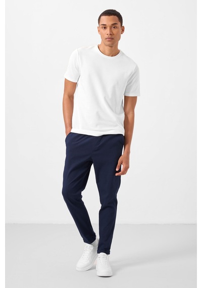 Tommylife Lacivert Standart Fit Dokuma Hafif Esnek Chino Erkek Pantolon - 82178 Lacivert