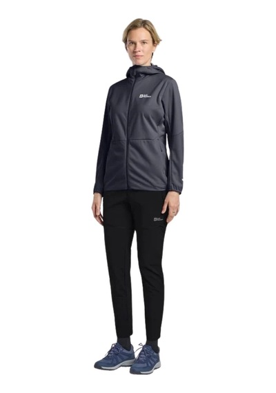 Jack Wolfskın Jack Wolfskin Feldberg Hoody Kadın Mavi Softshell 1388 Lacivert