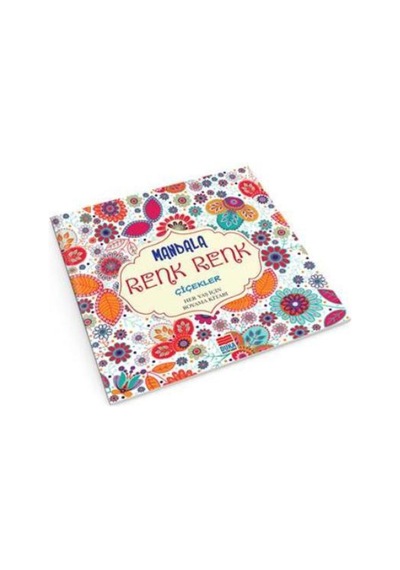 Mandala Renk Renk Çiçekler - Duka Yayınları
