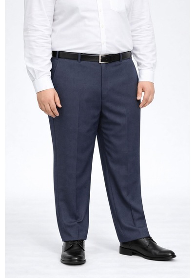 Classics Men Caserta Büyük Beden Erkek Kumaş Pantolon - 7561 Lacivert
