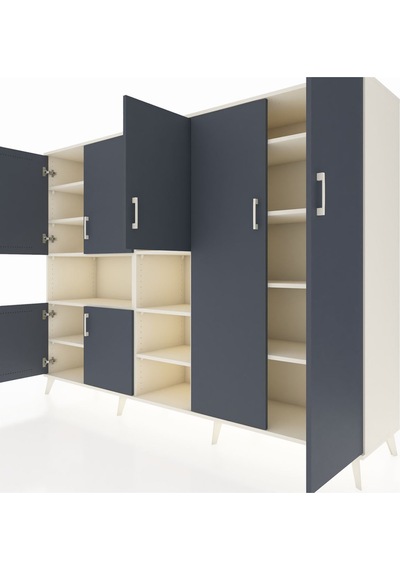 Hyperion Dolap 13 Raflı 7 Kapaklı 220x44x163 Aytaşı-antrasit/ayta Aytaşı-antrasit/aytaşı Hyperion Dolap 13 Raflı 7 Kapaklı 220x44x163 Aytaşı-antrasit/ayta Aytaşı-antrasit/aytaşı