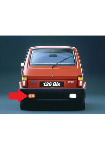Fiat 126 Bis Sis Lambası Kırmızı İthal 7537894