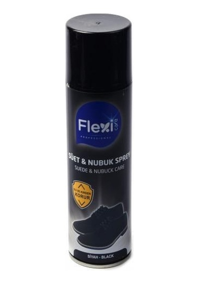 Astrid T Çanta Bakımı Deri Aksesuar Hızlı Çözüm Sprey Flexi Süet Spreyi 250 Ml Siyah Süet Nubuk Canlandırıcı Çok Renkli