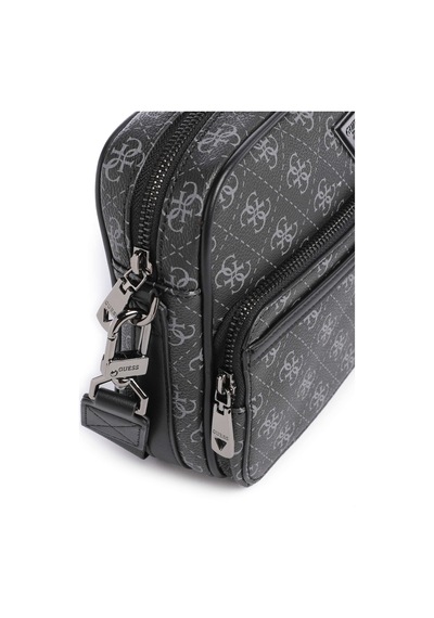 Guess Hmmılop5422 Milano Crossbody Dou Erkek Çapraz Çanta Siyah
