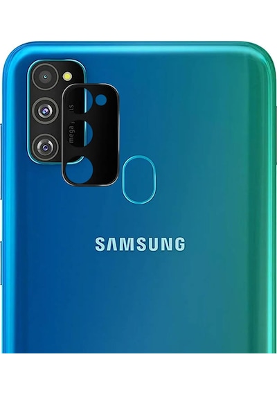 Microsonic Samsung Galaxy Uyumlu M21 Kamera Lens Koruma Camı V2 Siyah