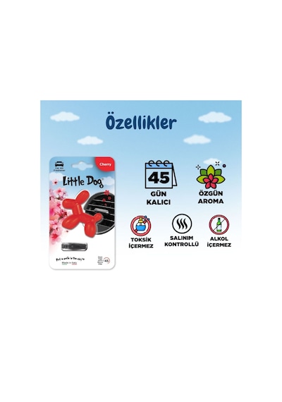 Little Joe Little Dog Kiraz Araç Kokusu Cherry -45 Gün -oto Kok