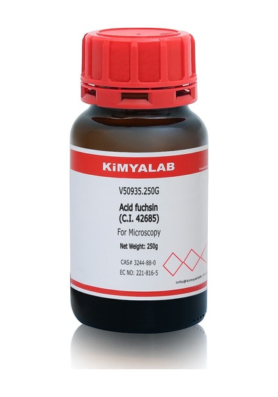 Kimyalab Asit Fuksin Acid Fuchsin For Microscopy 250 G