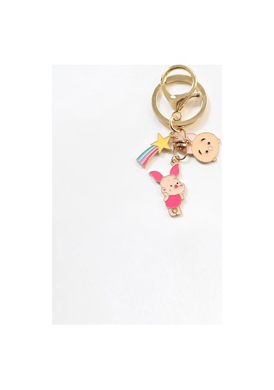 Piglet Charm Metal Anahtarlık Çok Renkli Çok Renkli