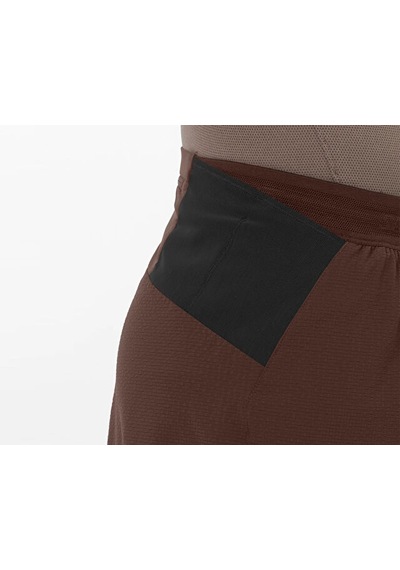 Salomon Sense Aero Stow 5" Erkek Koşu Şortu Lc2769200 Kahverengi