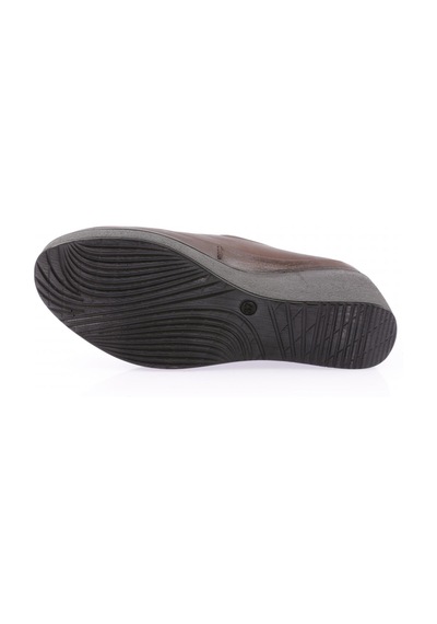 Dgn 1062-22k Kadin Sirali Bantli Comfort Ayakkabi Kahve Bej Taba