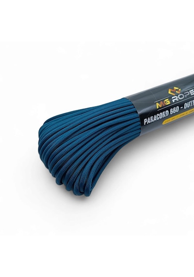 Polyester Paracord İp 4 Mm Petrol Renk 30 Metre