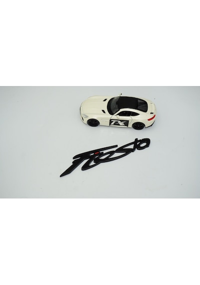 Dk Tuning Fiesta Bagaj Siyah Abs Yazı Logo Amblem Ford İle Uyumlu Bagaj Arma