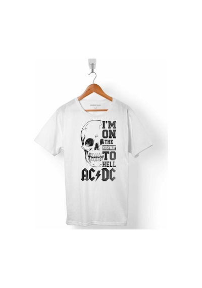 Ac Dc Skull Kuru Kafa I Am On The Hıghway To Hell Erkek Tişört