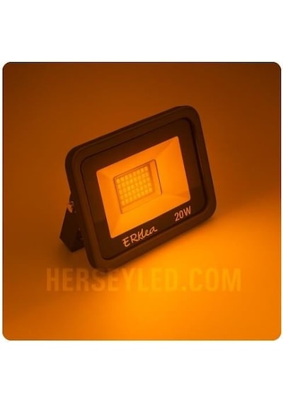 Erk 20w Amber Led Projektör 220v Erk-3720 A Amber