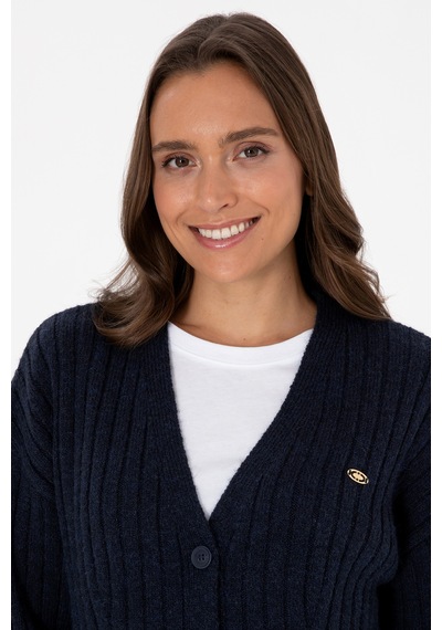 U.s. Polo Assn. Kadın Lacivert Hırka Triko 50310022-vr033 Lacivert