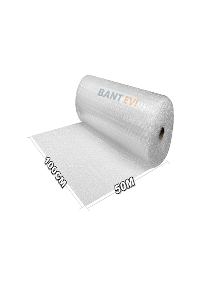 Bant Evi Balonlu Naylon Patpat Havalı Eşya Koruma Ambalaj Paket 100 CM x 50 M