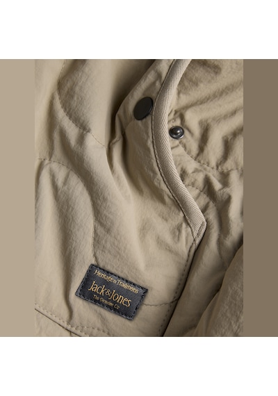 Jack & Jones Erkek Beyzbol Yaka Uzun Kollu Puffer Mont - Axel - 12298748 Winter Twig