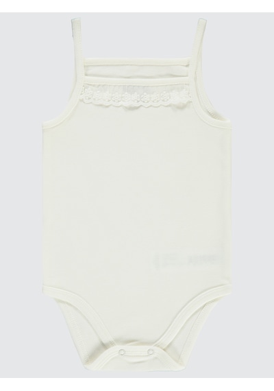 Civil Baby Kız Bebek Çıtçıtlı Badi 2-3 Yaş Ekru