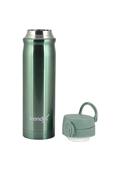 Trendix Çelik İçli Matara 500ml Pastel Yesil Açık Beyaz