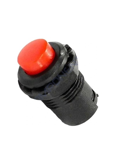 Ic-191c Ic-186d Buton Plastik Yaylı 12mm 2p Ds-227 Kırmızı