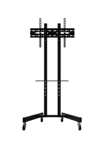 Alpin TV/Fuar Standı Bilgisayar Askı Aparatlı Metal Ayaklı Tekerlekli TV Sehpası/Ünitesi