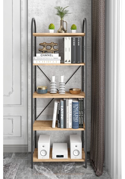 Metal Kitaplık Atlantik Çam 180 Cm Diğer
