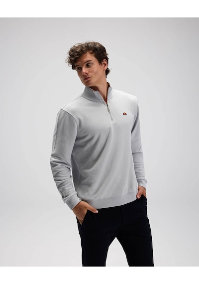 Ellesse Yarım Fermuarlı Gri Erkek Sweatshirt Em580 Gri