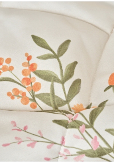Bella Maison Flores Kapitoneli Çok Amaçlı Çift Kişilik Yatak Örtüsü Seti 240x220 Cm Çok Renkli