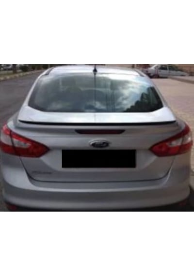 Ford Focus Bagaj Üstü Spoiler Bagaj Çıtası Spoyler Parlak Siyah