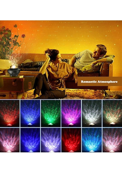 Dubistda Yıldızlı Gökyüzü Projektörü Led Samsung Uyumlu Galaxy Light, Yıldızlı Projektör Işığı, Bulutlar Ve Yıldızla